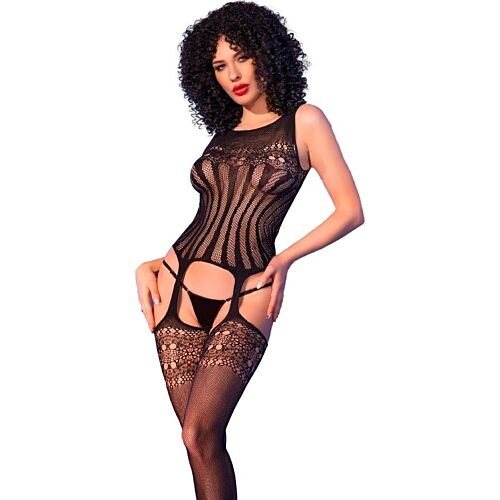 Bodystocking Chilirose CR 4855 con motivo seducente