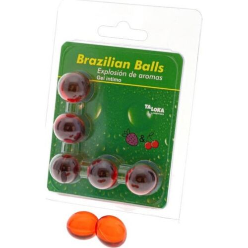 Bolas Brazilian Balls Taloka con aroma di fragola e ciliegia