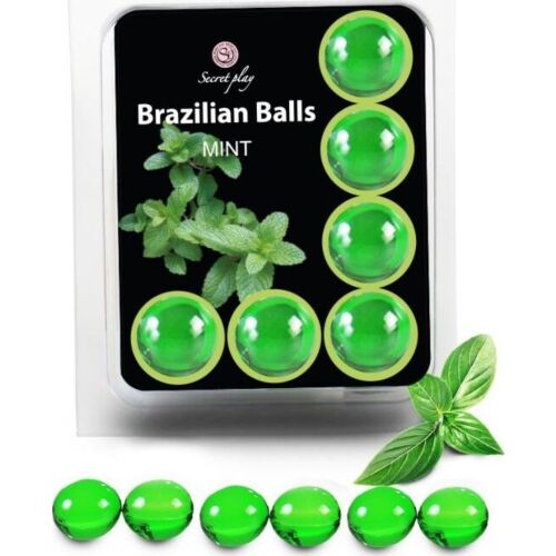 Bolas Brazilian Balls SECRETPLAY - Set da 6 con Aroma Menta