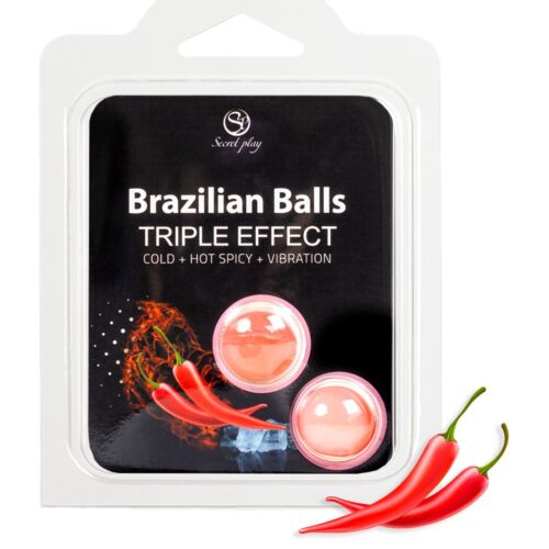 Bolle Brazilian Balls SECRETPLAY - Set 2 con 3 effetti