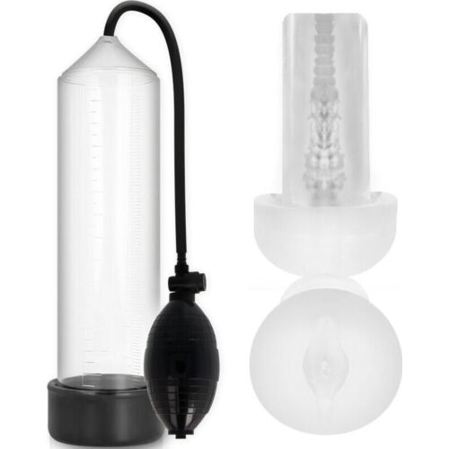 Bomba alargadora PUMP ADDICTED RX3 con masturbador incluso