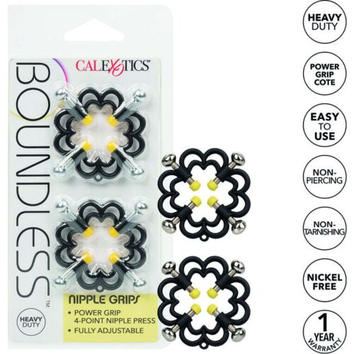 Pinze per Capezzoli CALEXOTICS Boundless con Tensione Regolabile