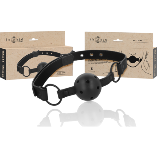 Mordaza INTENSE FETISH in pelle vegana resistente e comoda