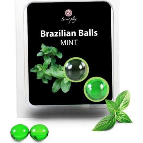 Bolas Brazilian Balls Secretplay con lubrificante a menta