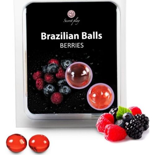 Bolas Brazilian Balls SECRETPLAY con Lubrificante Frutti di Bosco
