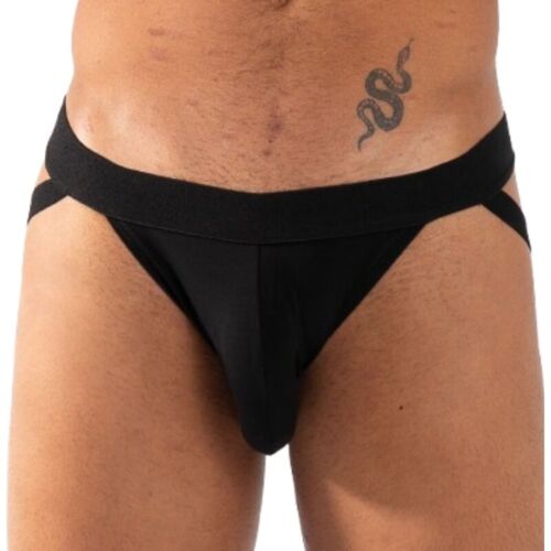 Jockstrap BURN 011 DOUBLE BLACK JOCK S | Design audace e confortevole