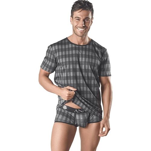 Camiseta ANAIS MEN AEGIS XL con stampa a quadri