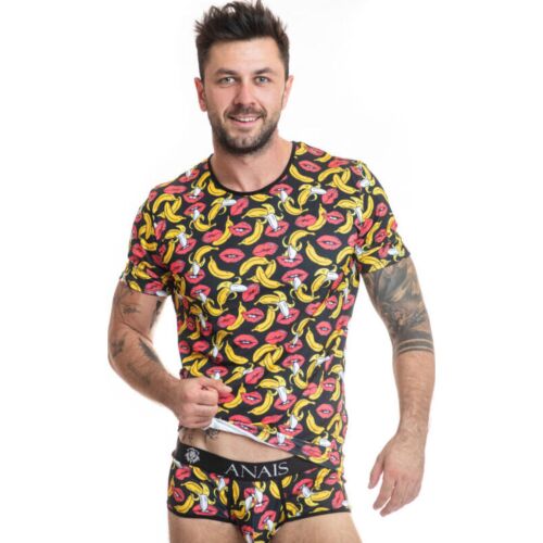 Camiseta masculina ANAIS MEN Banana con ajuste recomendable