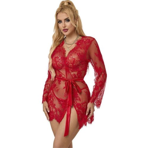 Conjunto di lingerie sexy SUBBLIME CAMICIA DA NOTTE IN PIZZO + PERIZOMA