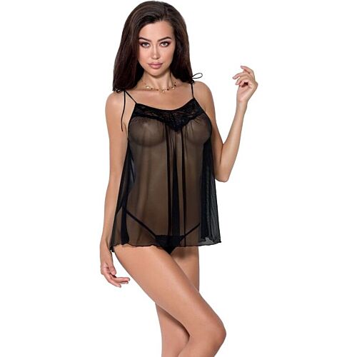 Chemise Lingerie Passion Woman Melania L/XL con tanga