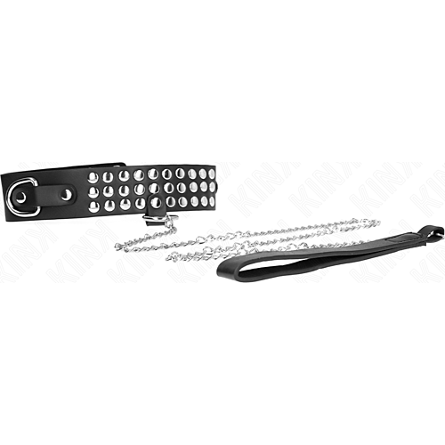 Collare con Guinzaglio KINK 65 cm | Eleganza e Controllo