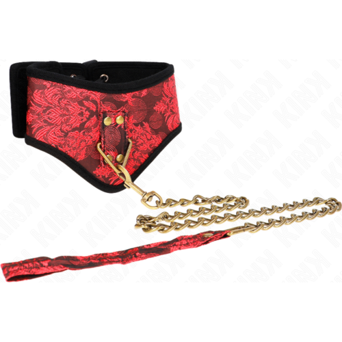 Collare KINK Scandal con Guinzaglio 75 cm