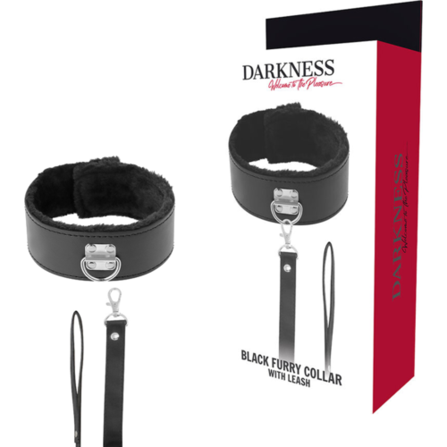 Collare Bondage Darkness con Catena in Titanio