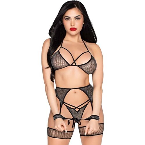 Set Lingerie Leg Avenue 89362 con Top e Tanga