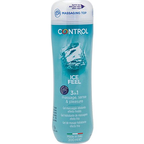 Gel Lubrificante Control 3 in 1 Ice Feel 200 ml