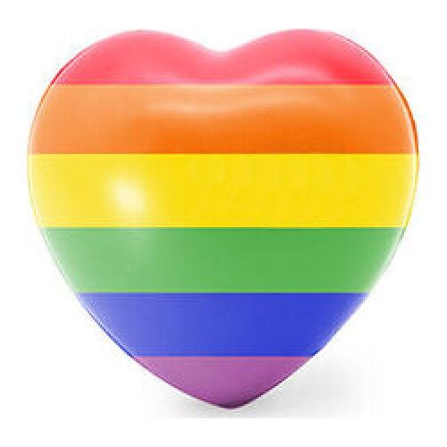 Antistress Cuore LGBT PRIDE con design Rainbow