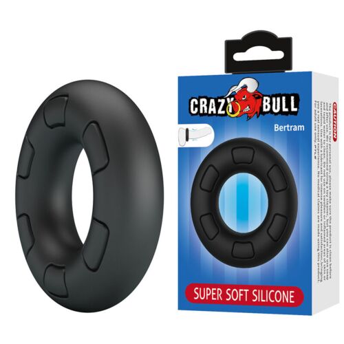 Anello Crazy Bull Bertram in silicone premium con dettagli stimolanti