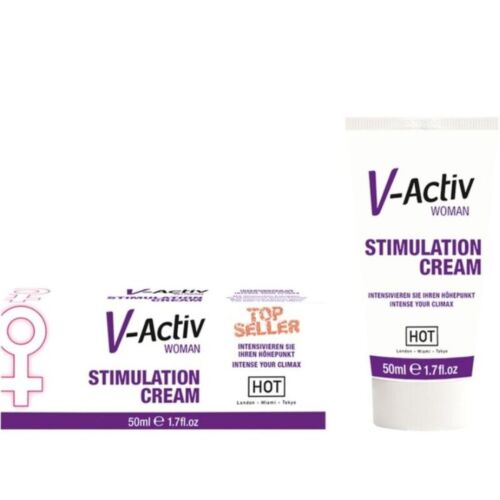 Crema Stimolante HOT V-ACTIV 50ml per il piacere femminile