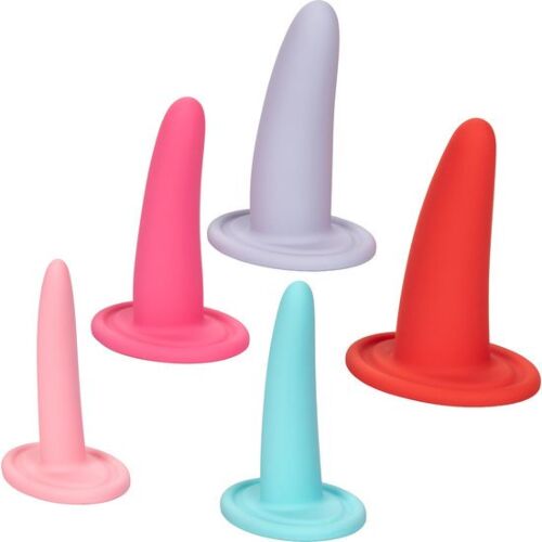 Dilatatore Vaginale-Anal CALEXOTICS 5 Pezzi con Curva Ergonomica