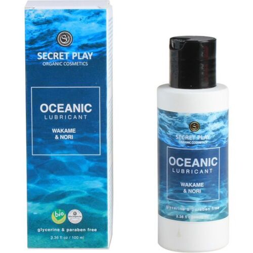 Lubrificante Organico SECRETPLAY OCEANIC 100ml per pelli delicate