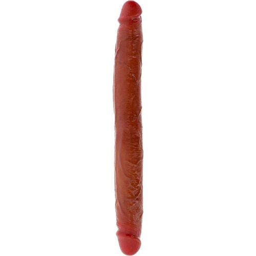 Dildo doppio in silicone Get Real caramello