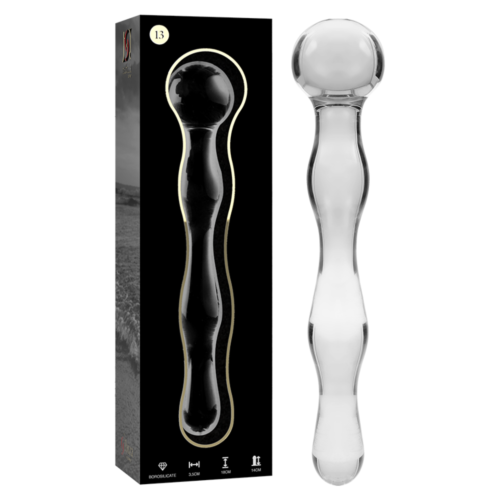 Dildo Nebula Series by Ibiza 18 cm in cristallo borosilicato