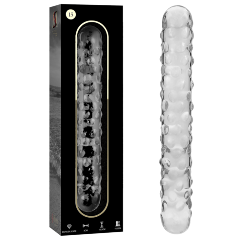 Dildo Nebula Series by Ibiza 15 in vetro borosilicato