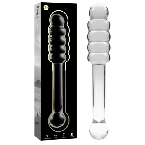 Dildo NEBULA SERIES BY IBIZA Modello 20 in Cristallo