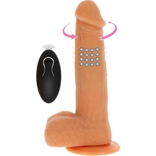 Dildo Vibratore Get Real con Perle Rotanti