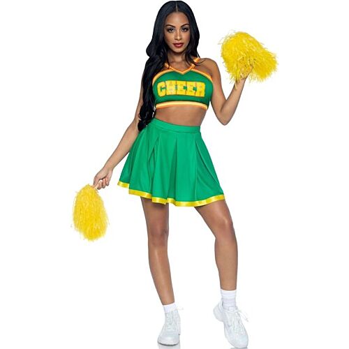 Costume da Cheerleader Leg Avenue M/L con Top Corto