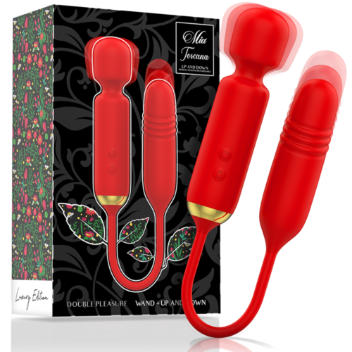 Vibratore MIA Toscana Double Pleasure Wand per stimolazione doppia