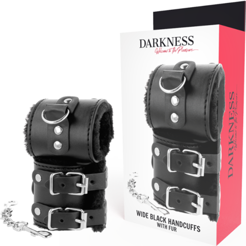 Esposas DARKNESS in PVC con fodera regolabile