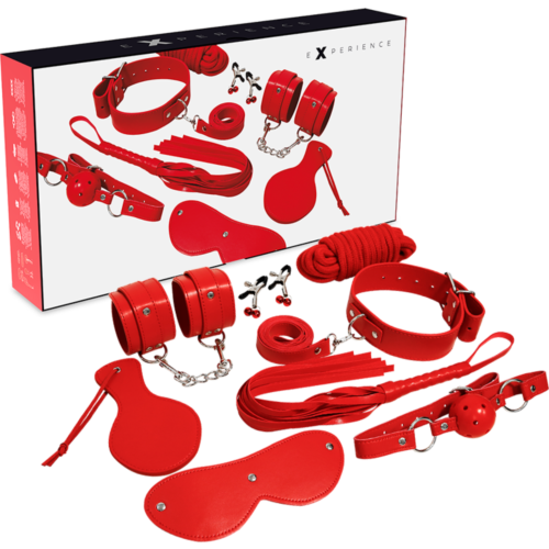 Set Bondage EXPERIENCE - BDSM FETISH KIT SERIE RED