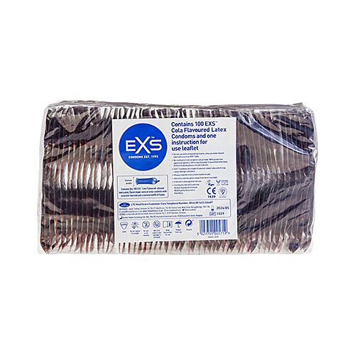 Preservativi Exs Crazy Cola 100pz con sapore di cola