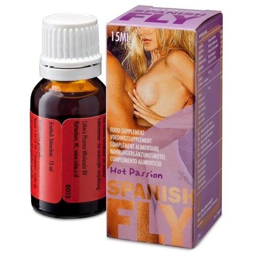 Gocce Love Cobeco Spanish Fly Hot Passion 15ml per l'energia sessuale