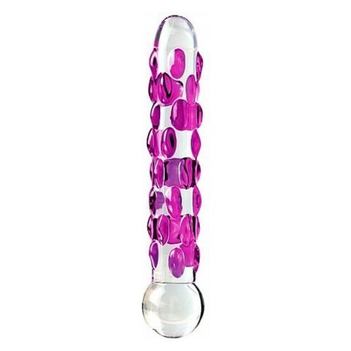 Dildo di vetro numero 7 ghiaccioli