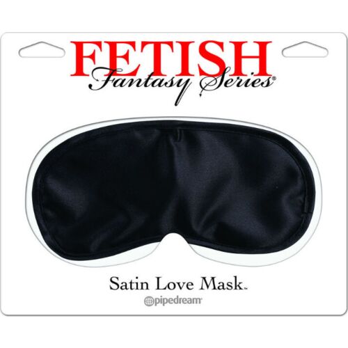 Maschera Satinata Nera Fetish Fantasy - Intensifica i sensi