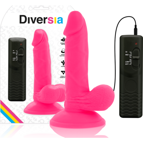Dildo Realistico DIVERSIA 17 cm con vibrazione