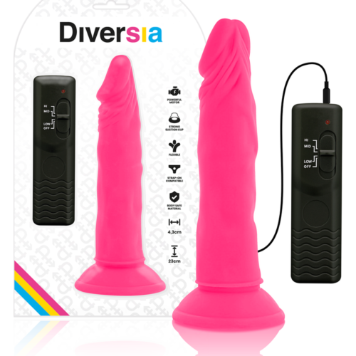 Dildo Realistico Diversia 23 cm con vibrazione