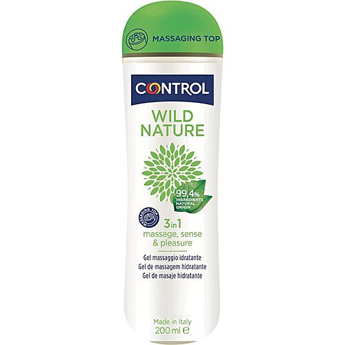 Gel Massaggio CONTROL Wild Nature 200ml - 3 in 1