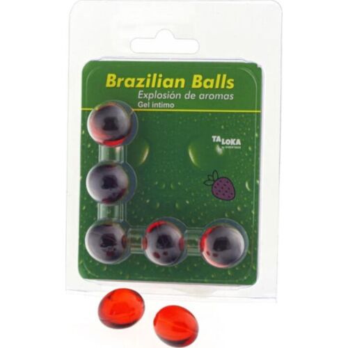 Bolas Brazilian Balls Taloka con aroma di fragola
