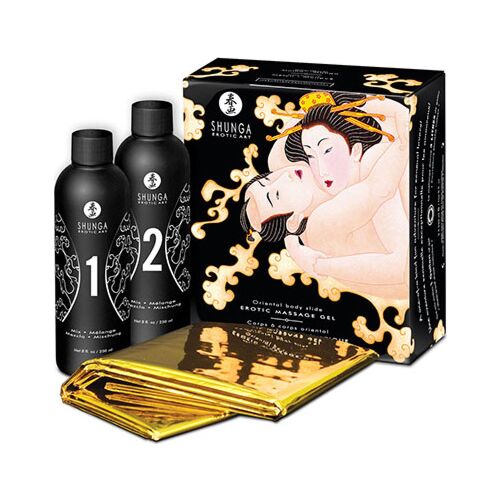 Gel da Massaggio Shunga Corpo a Corpo Melone Mango