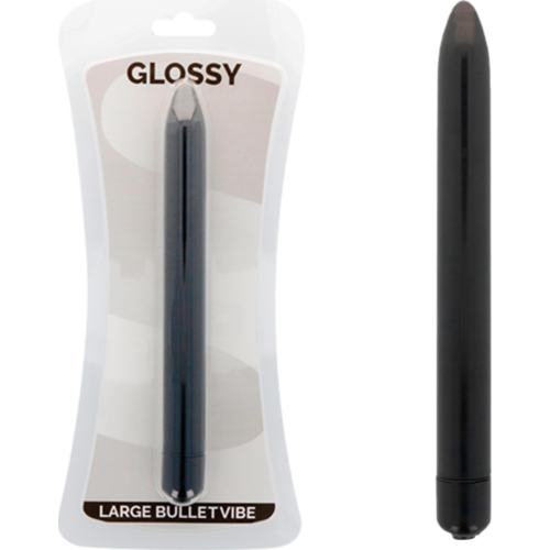 Vibratore GLOSSY SLIM Nero - Efficace e Compatto