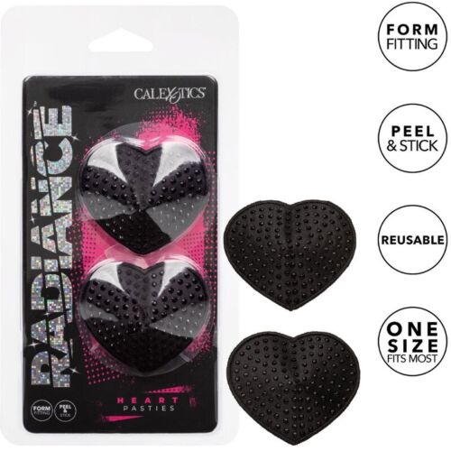 Pezoneras CALEXOTICS Radiance Heart con design a forma di cuore