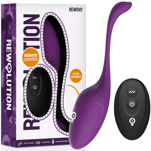Vibratore Rewolution Rewovo con telecomando e 10 modalità