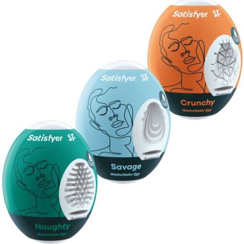 Masturbatore Satisfyer Eggs set 3 uova Hydro-Active