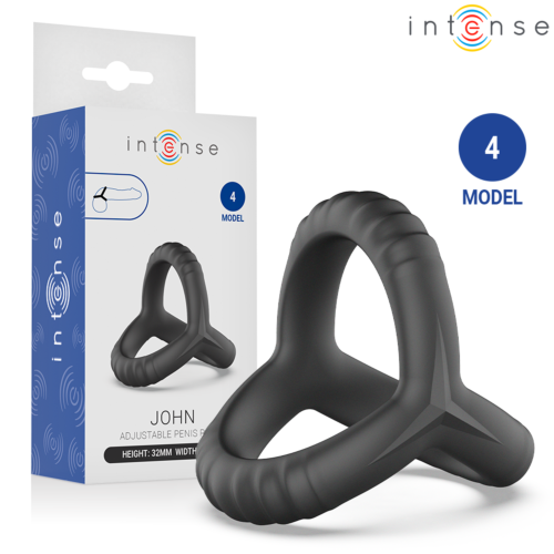Anello INTENSE JOHN ADJUSTABLE TRIPLE con design a tre anelli