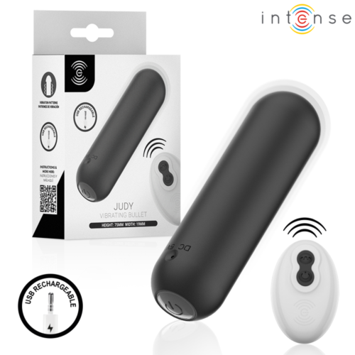 Vibratore INTENSE JUDY con telecomando e design compatto