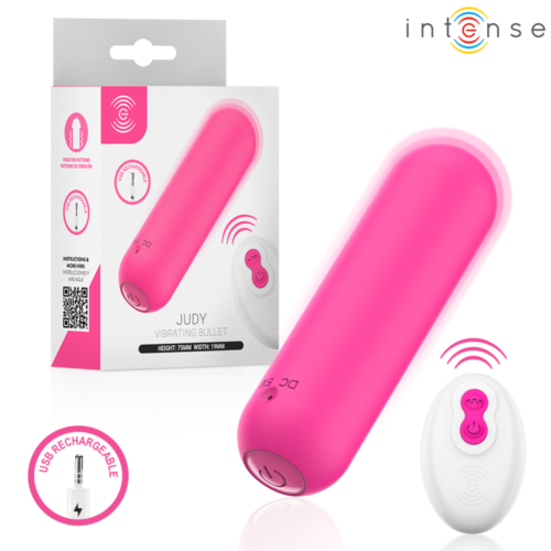 Vibratore INTENSE JUDY con controllo remoto e potenza sorprendente