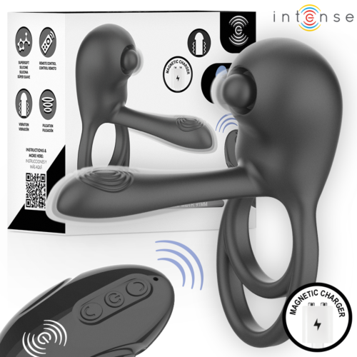 Anello vibrante INTENSE REMOTE CONTROL Spike con telecomando